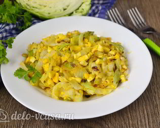 Начинка для пирожков с капустой и яйцом