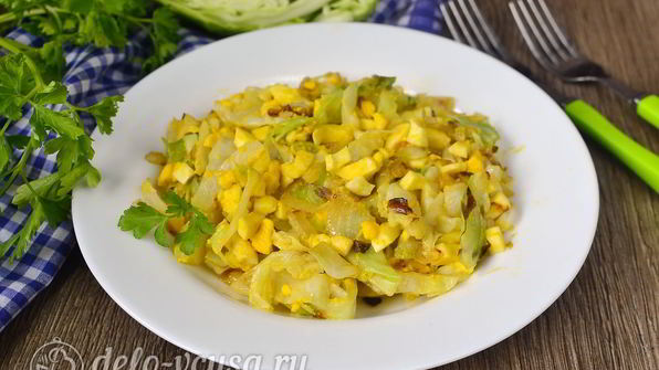 начинка для пирожков с капустой и яйцом