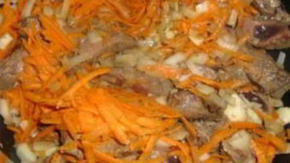 начинка с печенью для пирожков