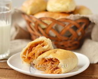Пирожки дрожжевые на кефире