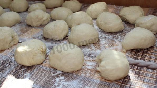 пирожки духовые на дрожжах