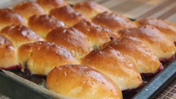 пирожки духовые на дрожжах