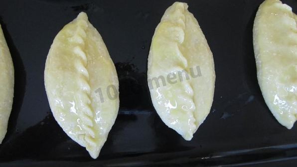 пирожки из бездрожжевого теста с яблочной начинкой