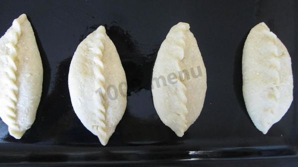 пирожки из бездрожжевого теста с яблочной начинкой