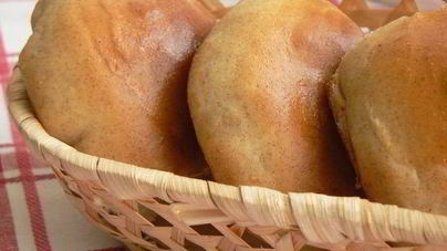 Пирожки из муки с фаршем и творожным сыром