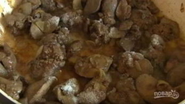 пирожки из слоеного теста с печенью