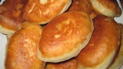 Пирожки на кефире с мясом