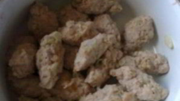 пирожки на кефире с мясом