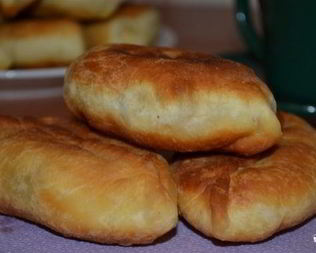 Пирожки на сухих дрожжах