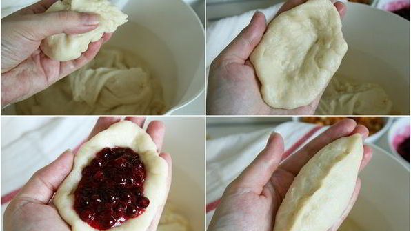 пирожки с брусникой