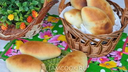 Пирожки с говяжьей печенью и капустой