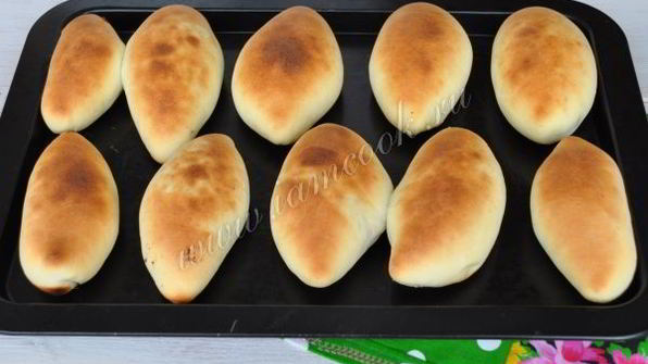 пирожки с говяжьей печенью и капустой