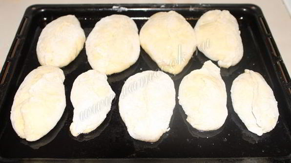 пирожки с курицей и грибами