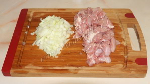 пирожки с курицей и грибами