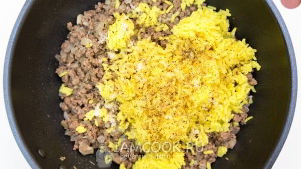 пирожки с мясом и рисом в духовке