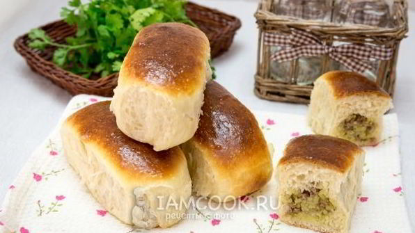 пирожки с мясом и рисом в духовке