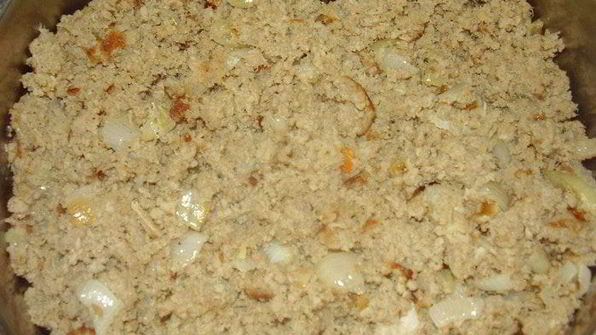 пирожки с мясом, капустой и творогом