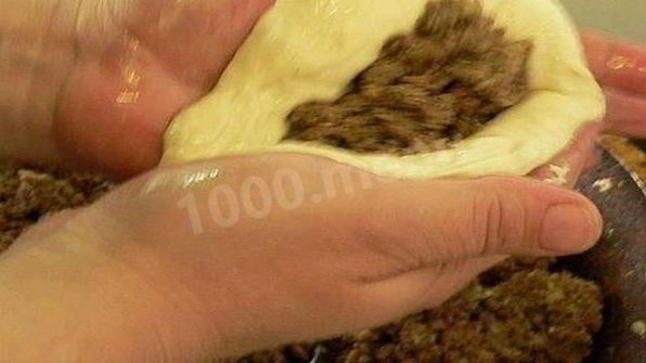 пирожки с печенью из жидкого теста