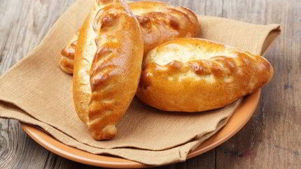 Пирожки с рикоттой и грибами