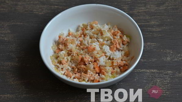 пирожки с рисом и семгой