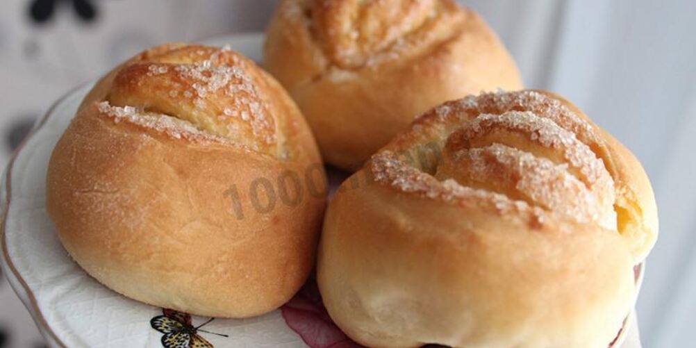 Рецепт пирожки с сахаром и маслом