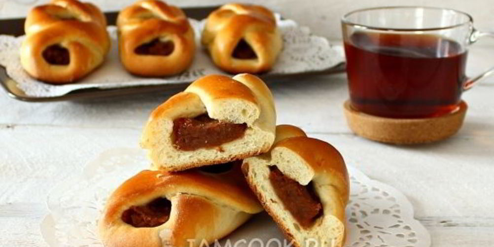 Рецепт пирожки с сушеными яблоками