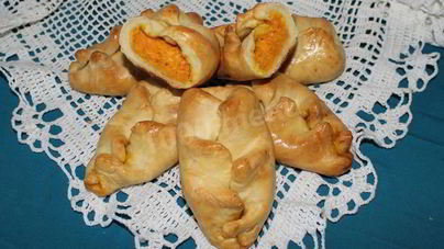 Пирожки с тыквой в духовке несладкие