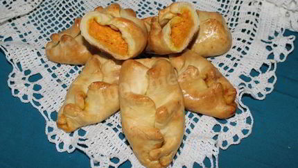 Пирожки с тыквой в духовке несладкие