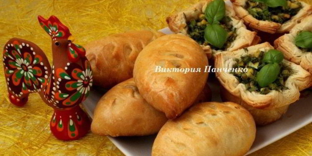Рецепт пирожки с яйцом и пряной зеленью