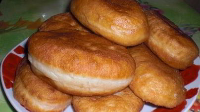Постные пирожки без дрожжей