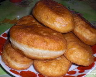 Постные пирожки без дрожжей