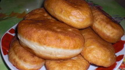 Постные пирожки без дрожжей