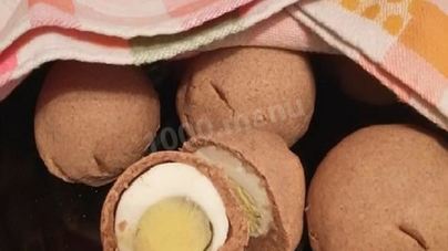 Ржаные пирожки кокурки с яйцом