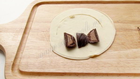 слоеные пирожки сумочки