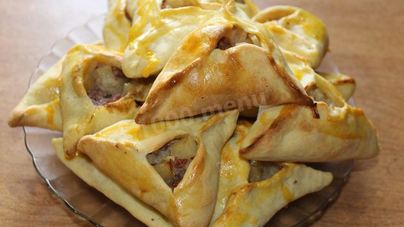 Эчпочмак с курицей и картошкой