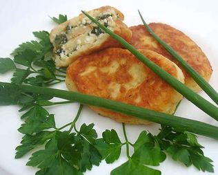 Заварные картофельные пирожки с начинкой