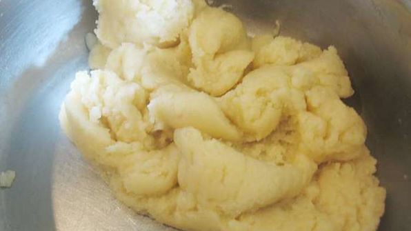 заварные картофельные пирожки с начинкой