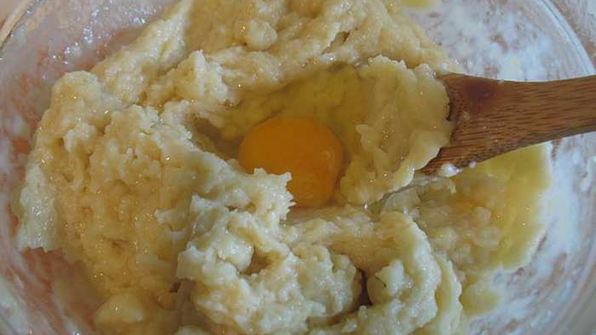 заварные картофельные пирожки с начинкой