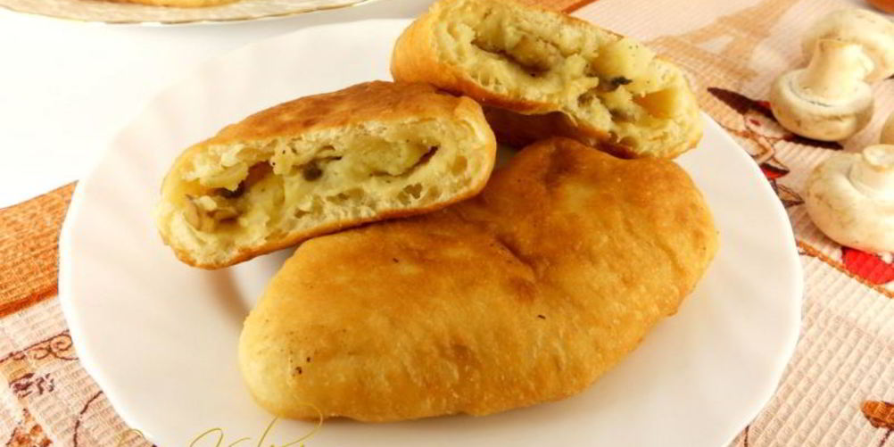Рецепт жареные пирожки из заварного дрожжевого теста