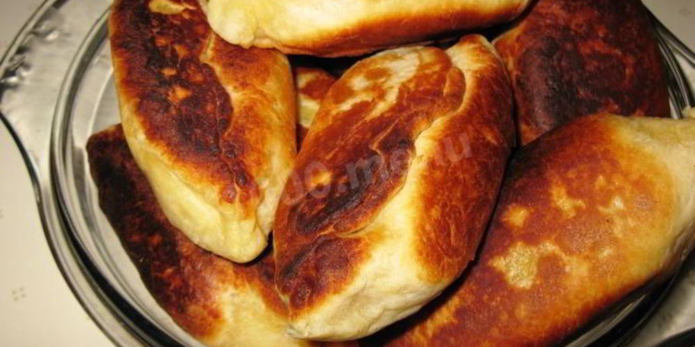 Рецепт жареные пирожки с яблоками на сковороде