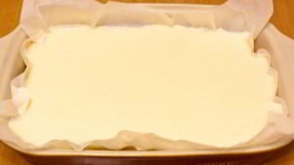 бисквитное пирожное с апельсиновым суфле