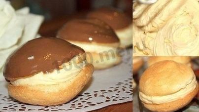 Бисквитное пирожное с кремом