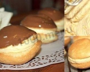 Бисквитное пирожное с кремом