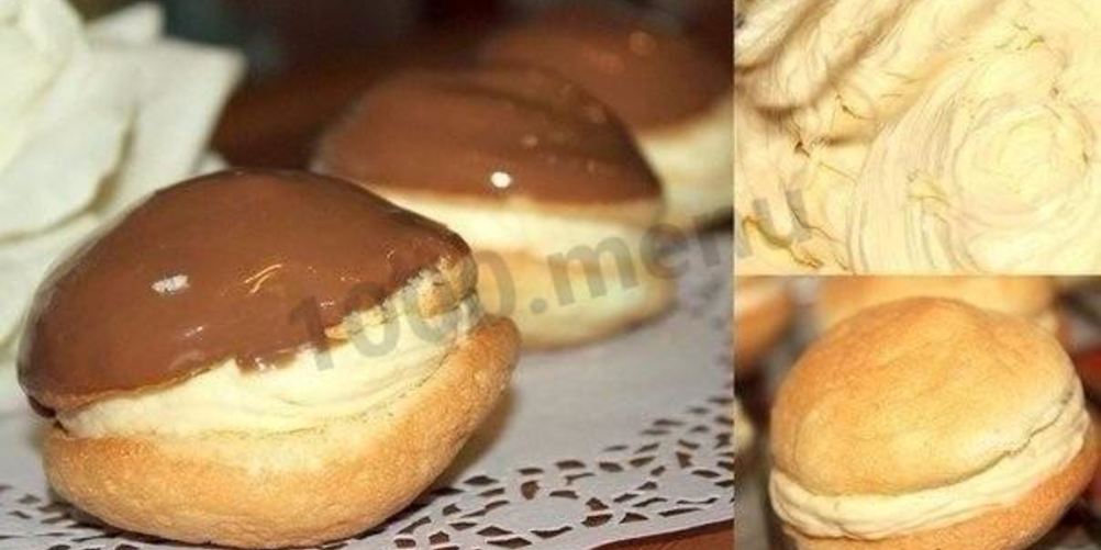 Рецепт бисквитное пирожное с кремом