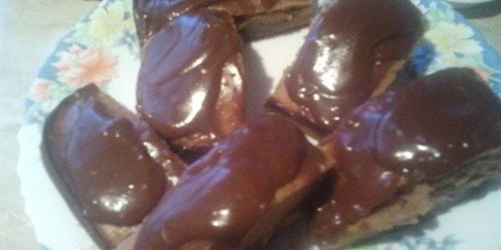 Рецепт бисквитные пирожные с вареной сгущенкой