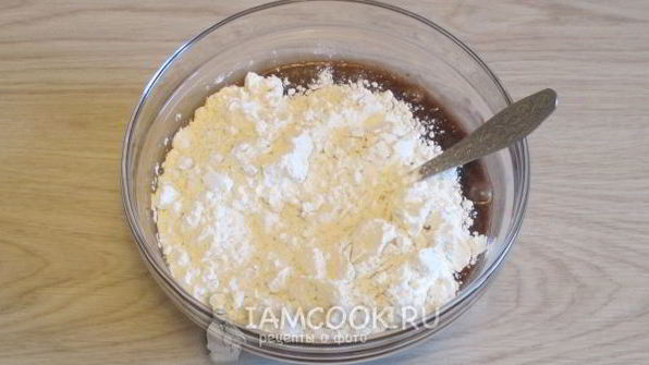 брауни с бананом