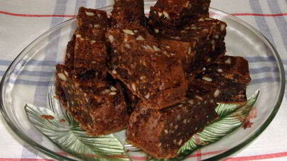 Брауни с орехами кешью