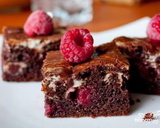 Брауни со сливочным сыром