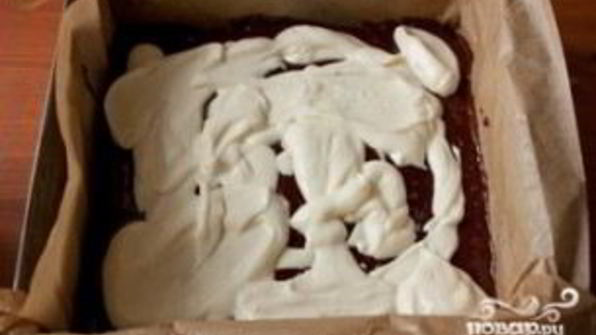 брауни со сливочным сыром