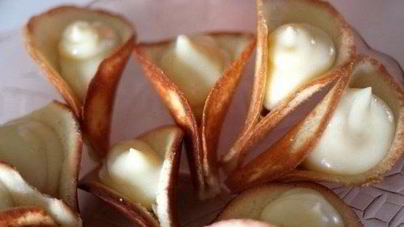 Быстрые пирожные с заварным кремом